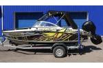 Тент ходовой на лодку Гризли 490 ДС (GRIZZLY 490 DC)