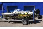 Тент ходовой на лодку Гризли 490 ДС (GRIZZLY 490 DC)