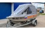 Тент на лодку Wellboat-42 (Вельбот 42) ходовой