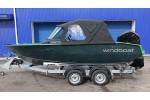 Тент трансформер на лодку Виндбот 4.9 DCX (Windboat 4.9 DCX)