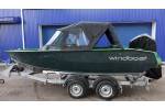 Тент трансформер на лодку Виндбот 4.9 DCX (Windboat 4.9 DCX)