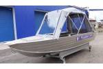 Тент трансформер на лодку Вятбот 390 Р PRO (Wyatboat 390 Р Pro)