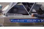 Тент на лодку Wyatboat 430 DCM (год выпуска 2016) ходовой